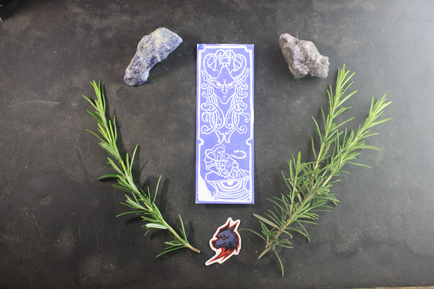 Marque-page Loki - collection divinités - ScarletWolf