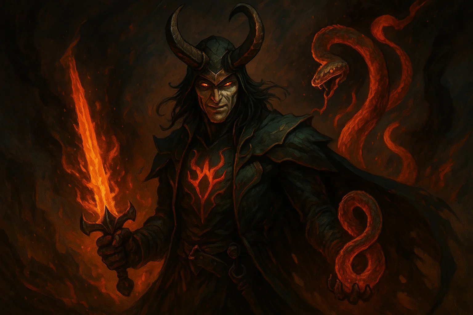 Loki — illustration Scarlet Wolf