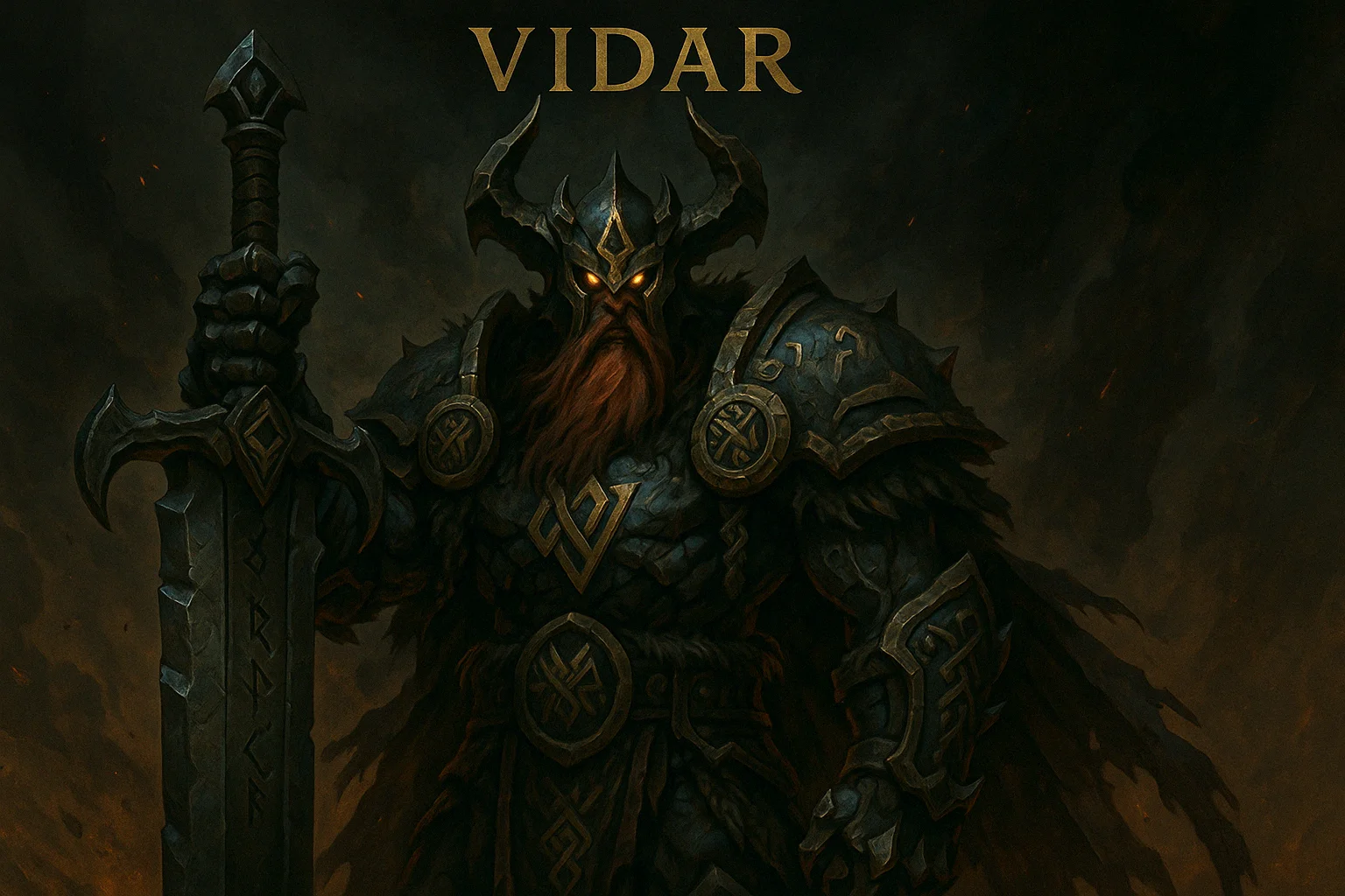 Vidar — illustration Scarlet Wolf
