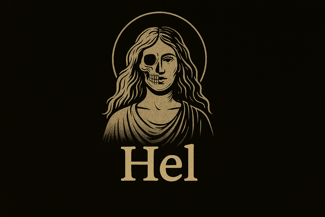 Hel, déesse du seuil – Entre ombre, mémoire et linogravure - ScarletWolf