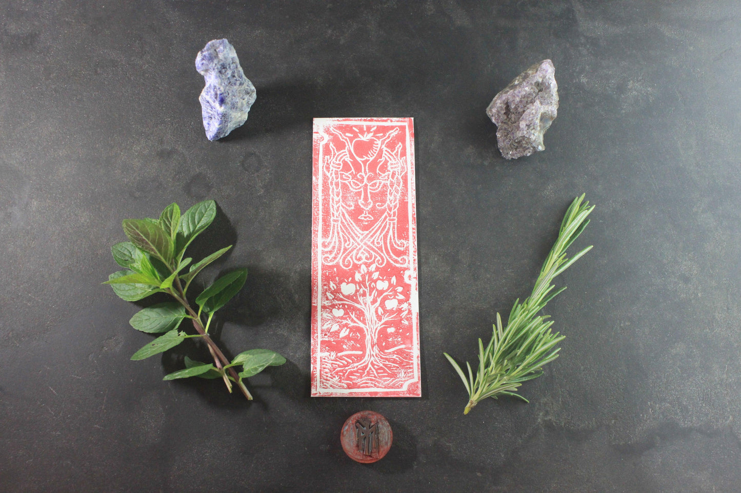 Marque-page Idunn - collection divinité - ScarletWolf