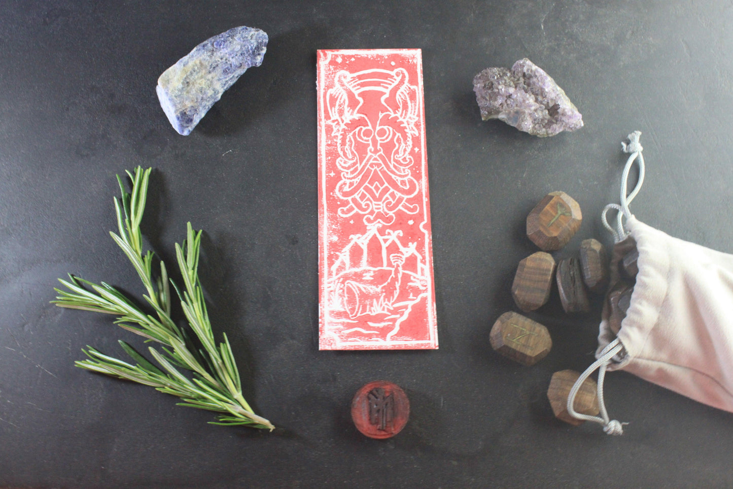 Marque-page Heimdall - collection divinités - ScarletWolf