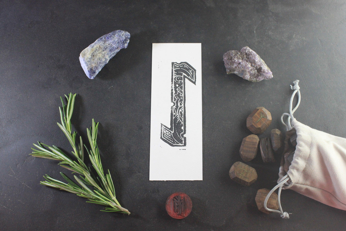 Marque-page Heimdall - collection divinités - ScarletWolf