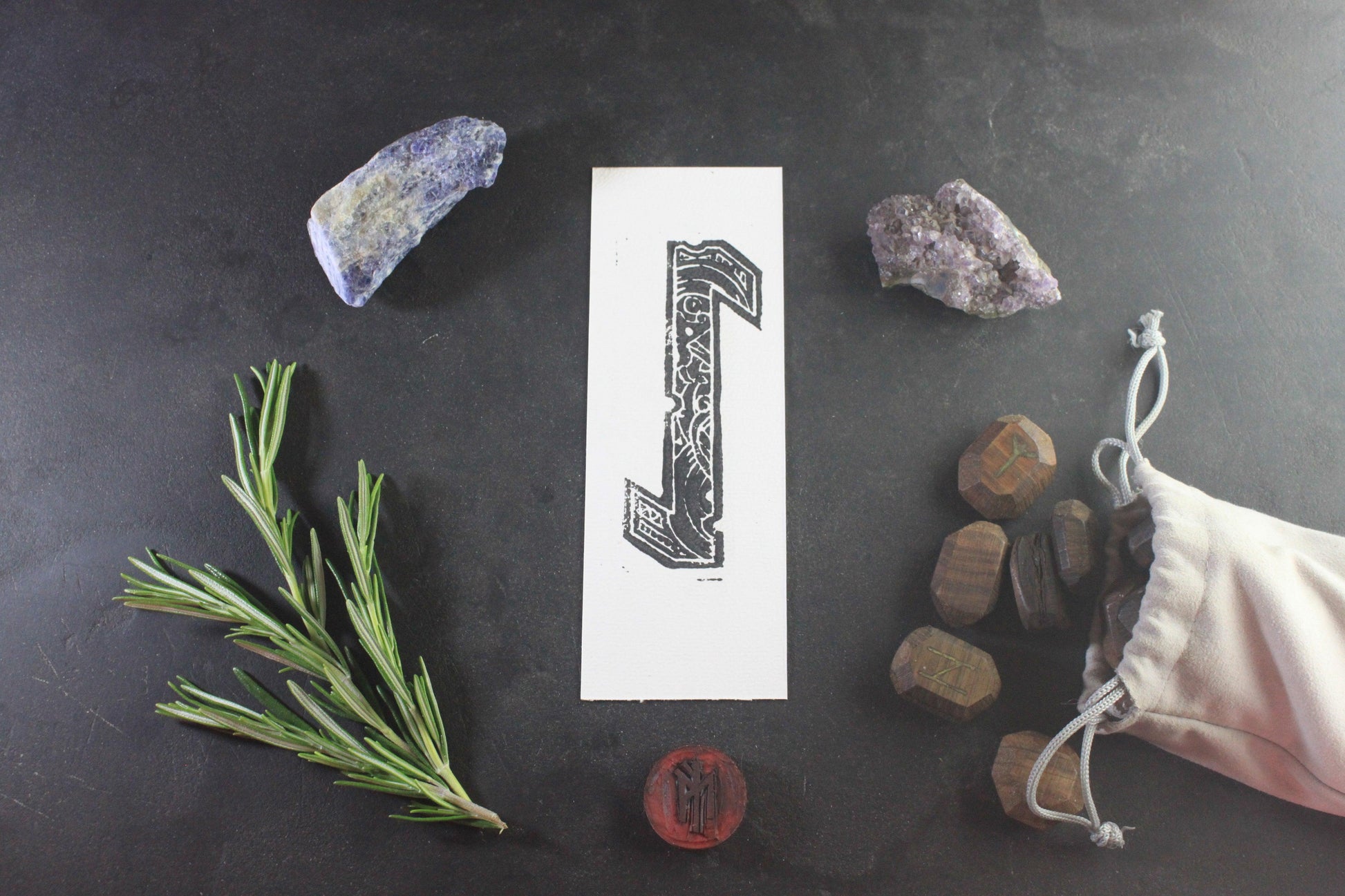 Marque-page Heimdall - collection divinités - ScarletWolf