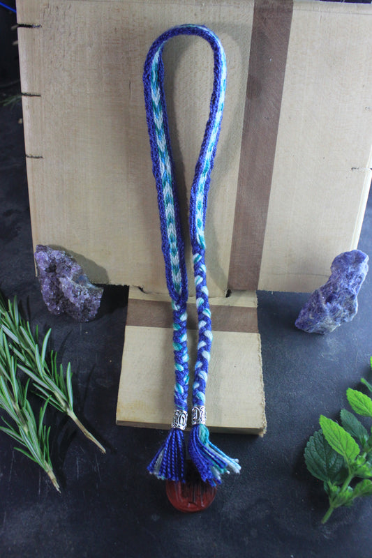 Bracelet Njörd - Talisman des Rivages Tissé aux Cartes