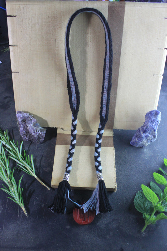 Bracelet tissé aux cartes long - Hel