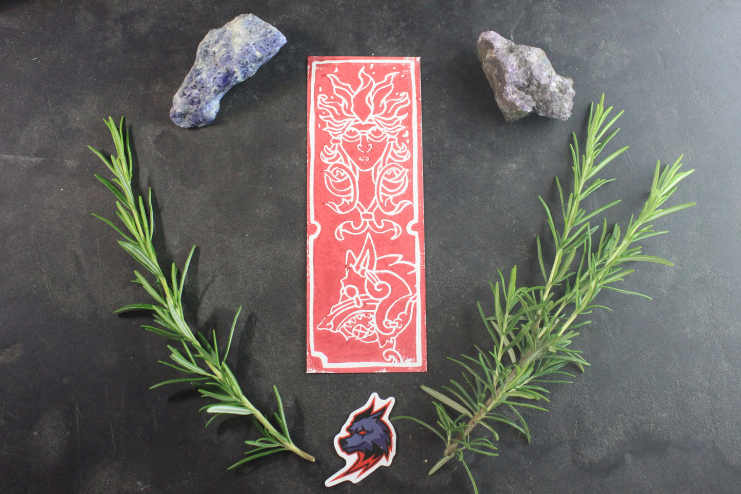 Marque-page Sol - collection divinités - ScarletWolf