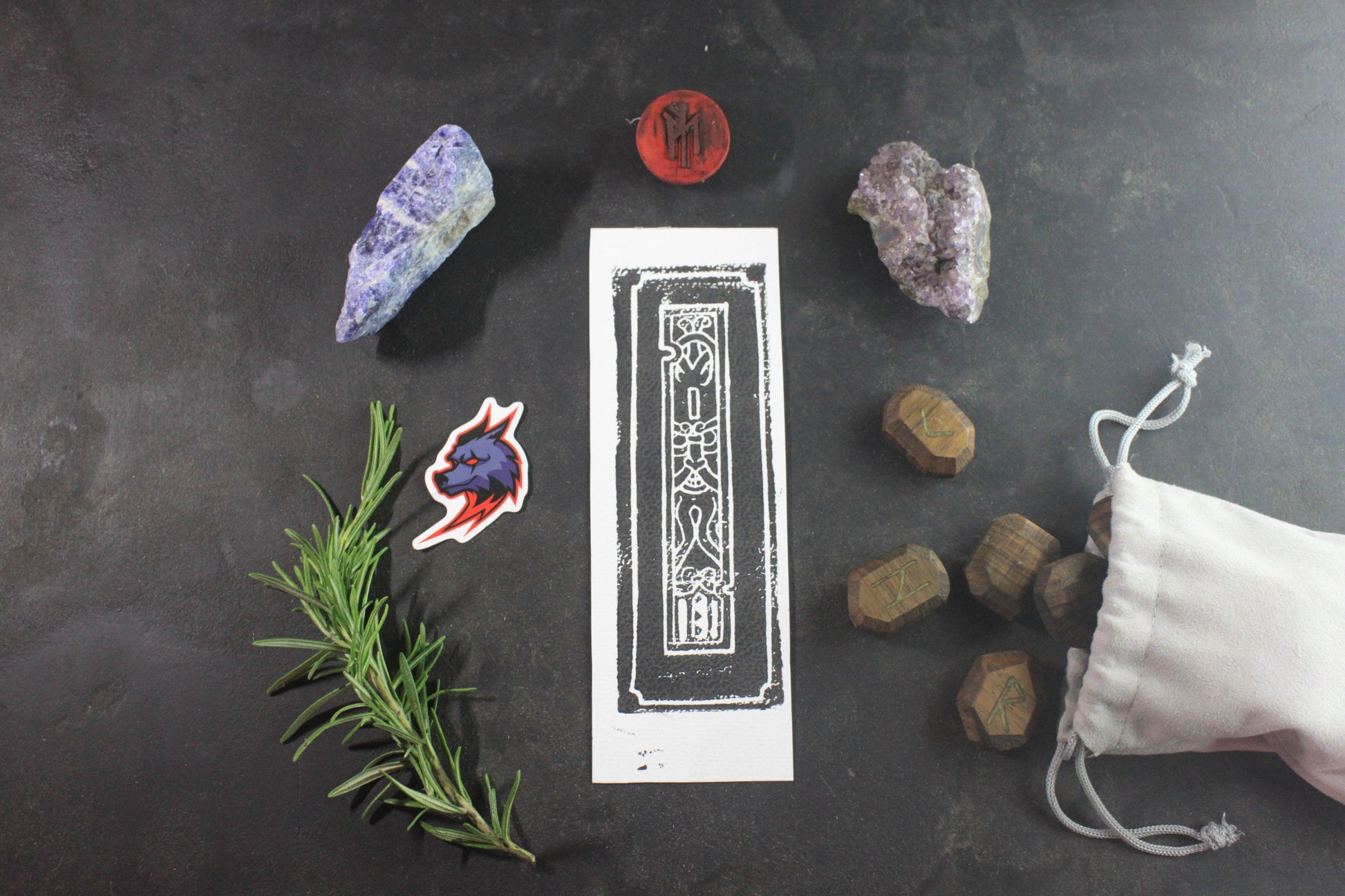 Marque-page Vidar – Collection Divinités - ScarletWolf